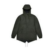 Rains Unisex Fishtail Jacket in Green