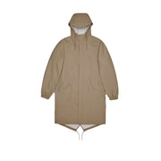 Rains Unisex Fishtail Parka in Beige