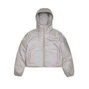 Rains Women's Lohja Short Insulated Jacket in Nimbus