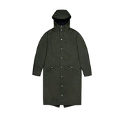 Rains Unisex Longer Jacket in Green