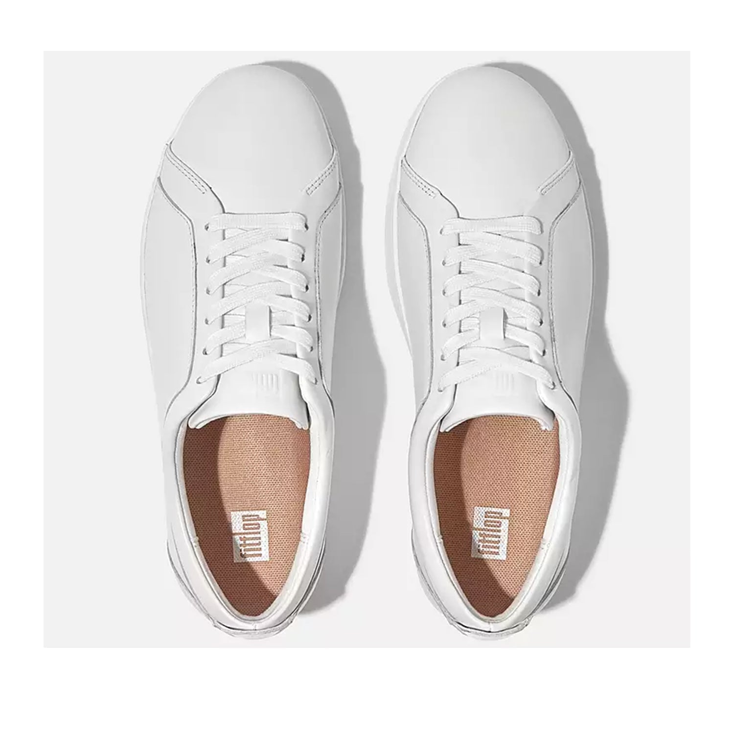 Fitflop Women's Rally Leather Sneaker in Urban White