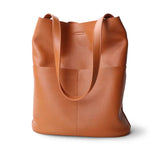 Ry & Ginger Leather Tote in Caramel