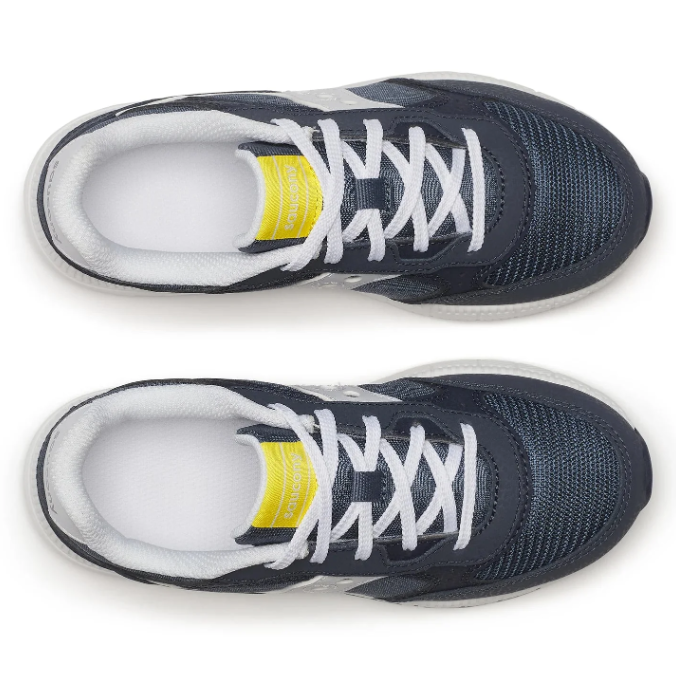Saucony Kids' Unisex Eclipse Kdz in Navy/White