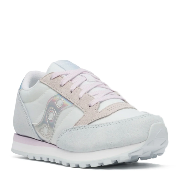 Saucony Kids' Unisex Jazz Original in White/Blue