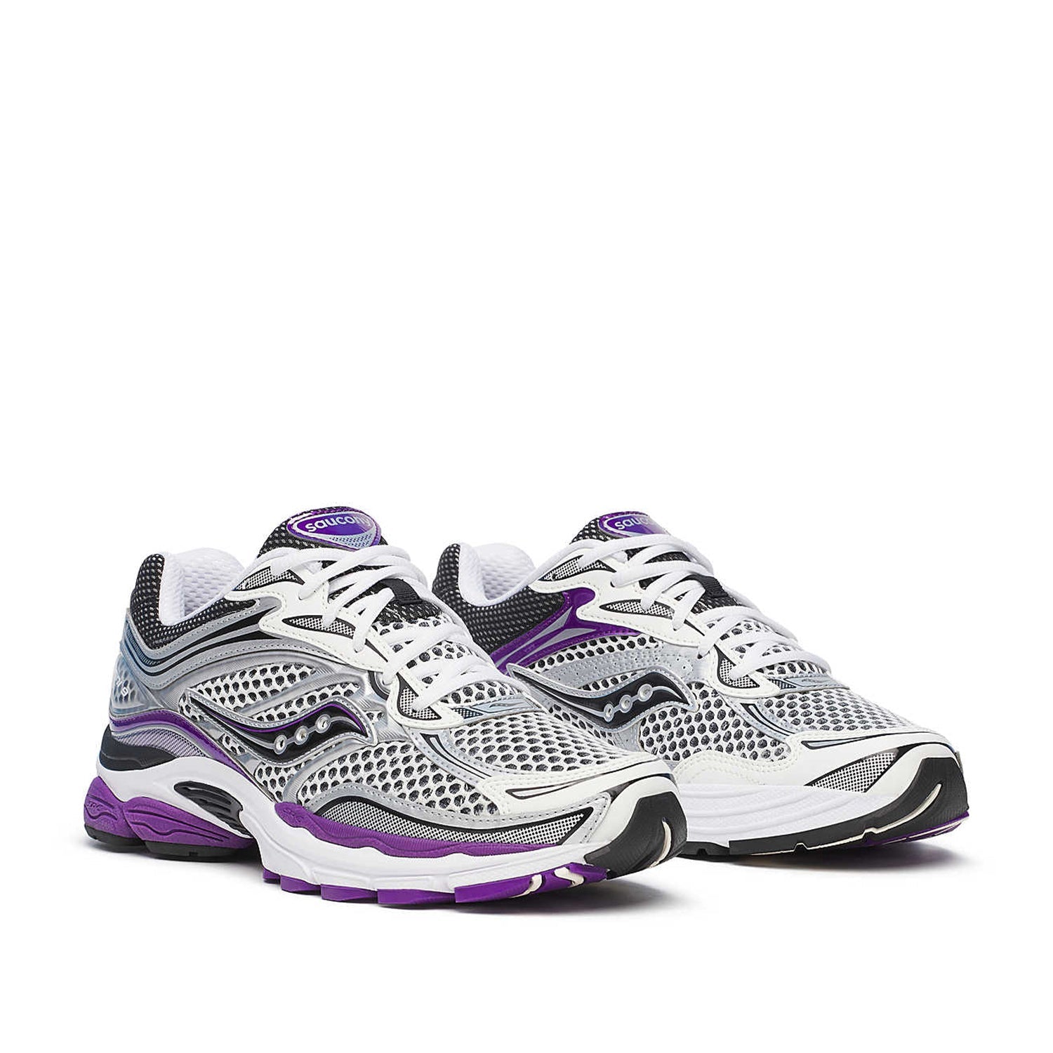 Saucony Unisex Progrid Omni 9 in Silver/Purple