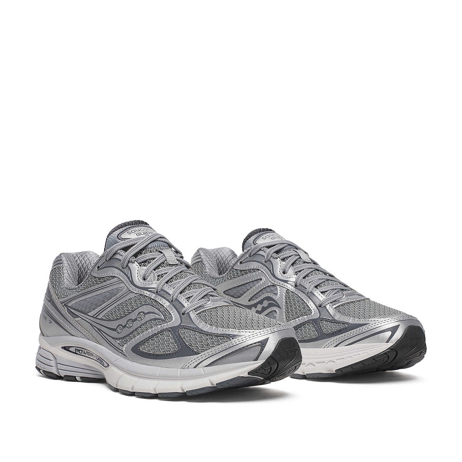 Saucony Unisex Progrid Guide 7 in Grey/Silver