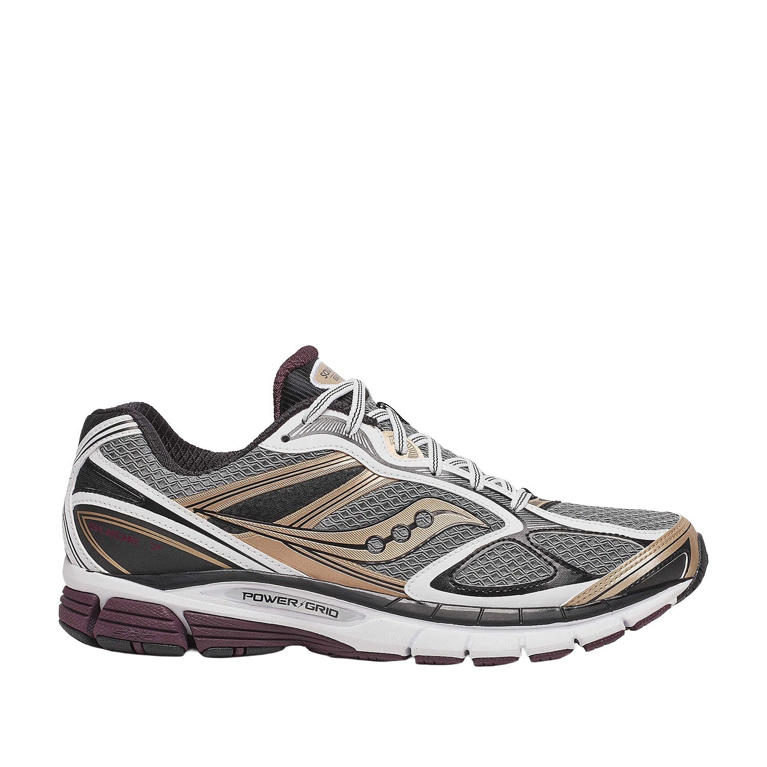 Saucony Unisex Progrid Guide 7 in White/Bronze