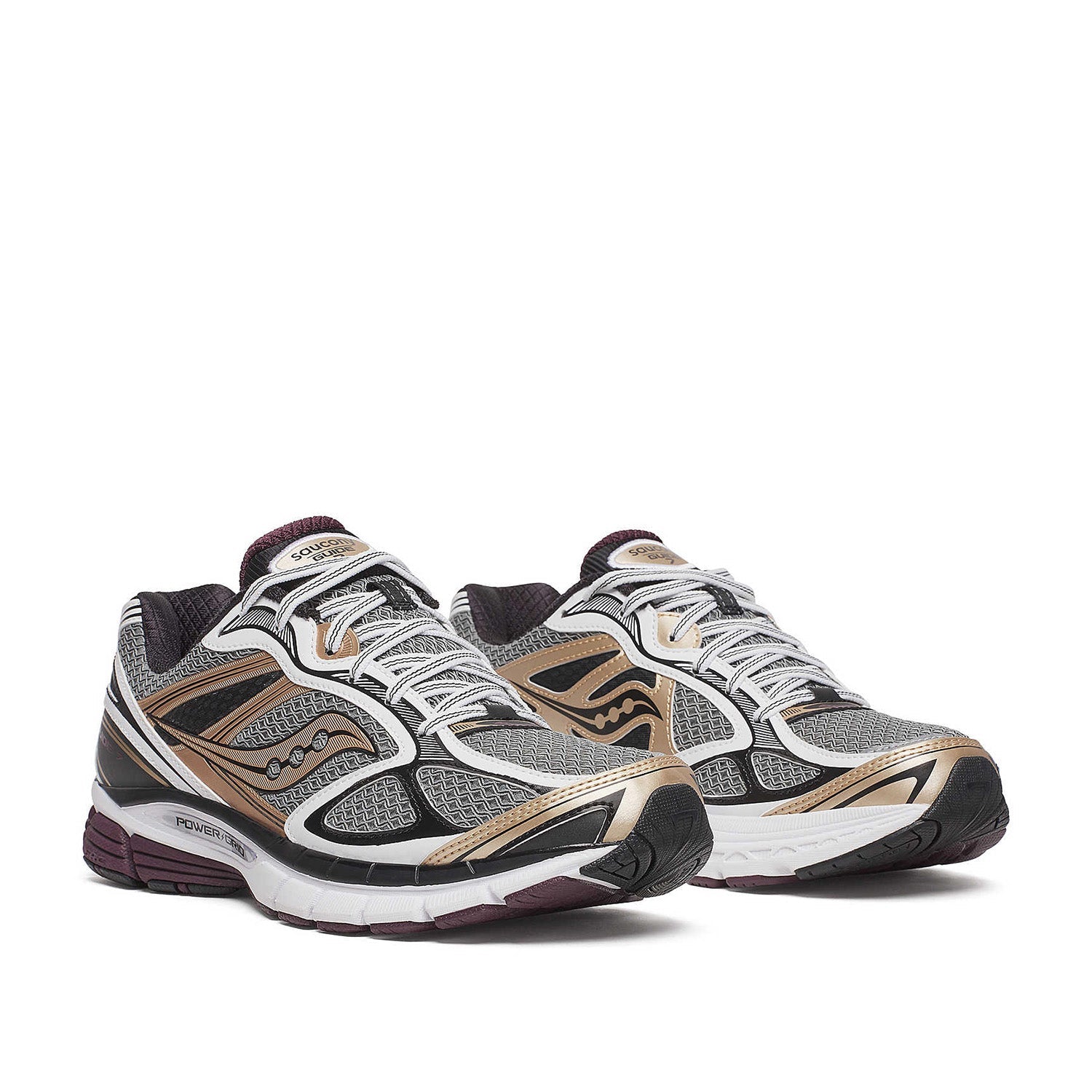 Saucony Unisex Progrid Guide 7 in White/Bronze