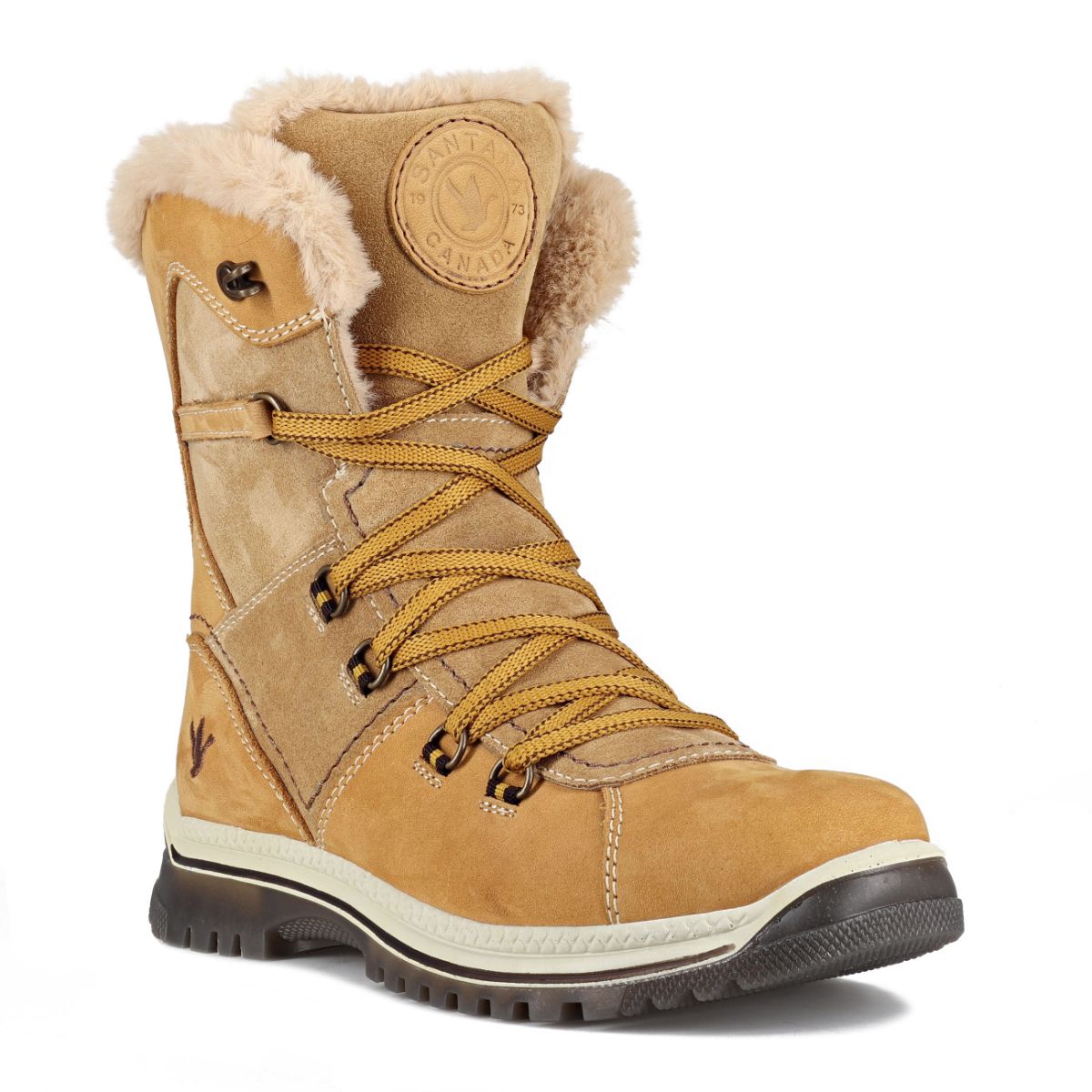 Santana Canada Women's Majesta2 Winter Short Boots in Wheat
