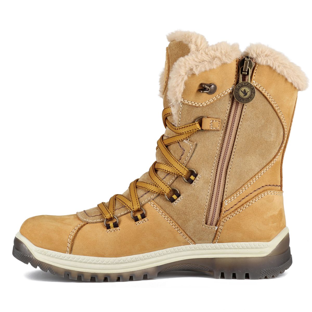 Santana Canada Women's Majesta2 Winter Short Boots in Wheat