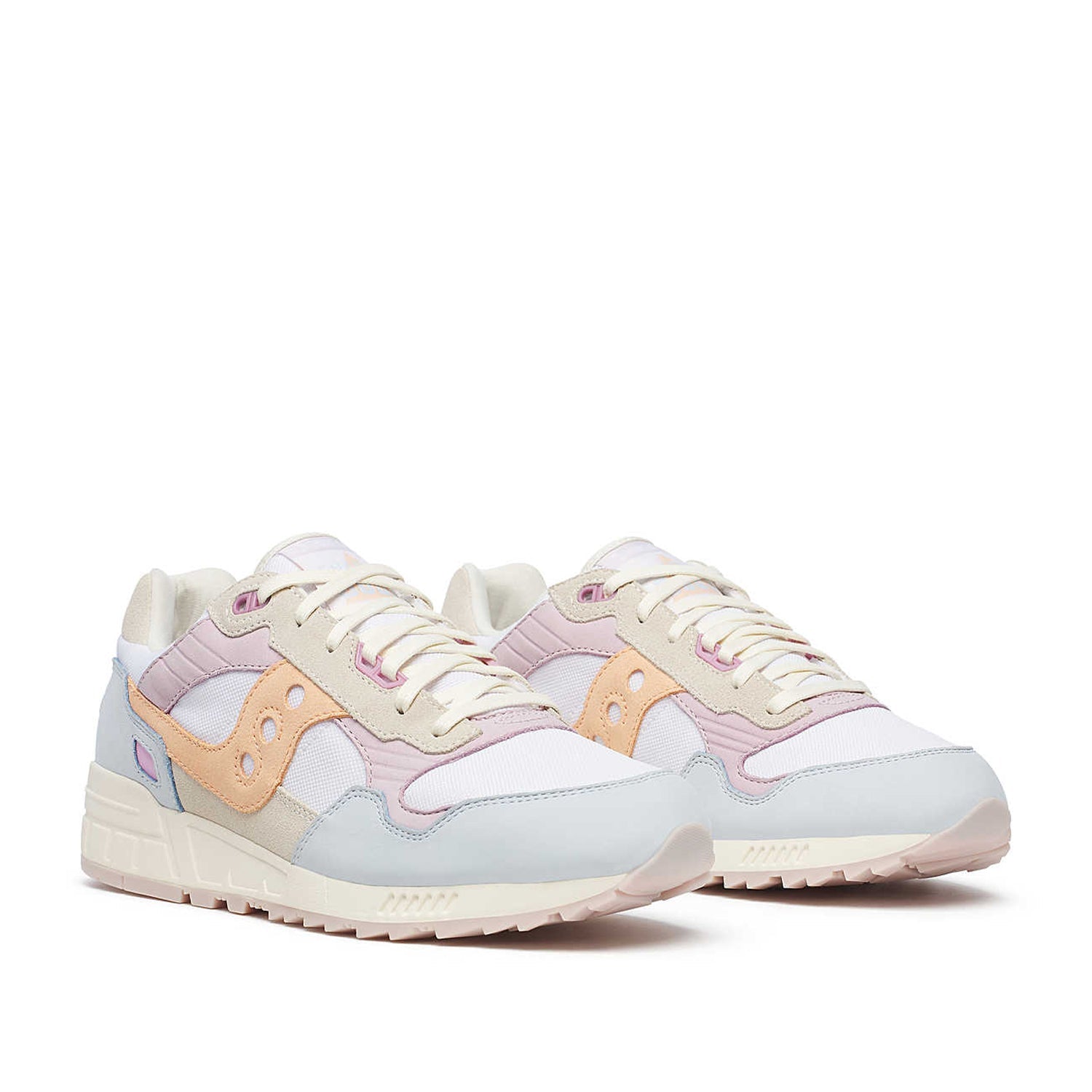 Saucony Women's Shadow 5000 in White/Lilac