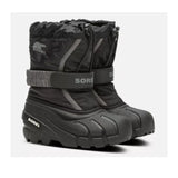 Sorel Children's Flurry in Black, City Grey