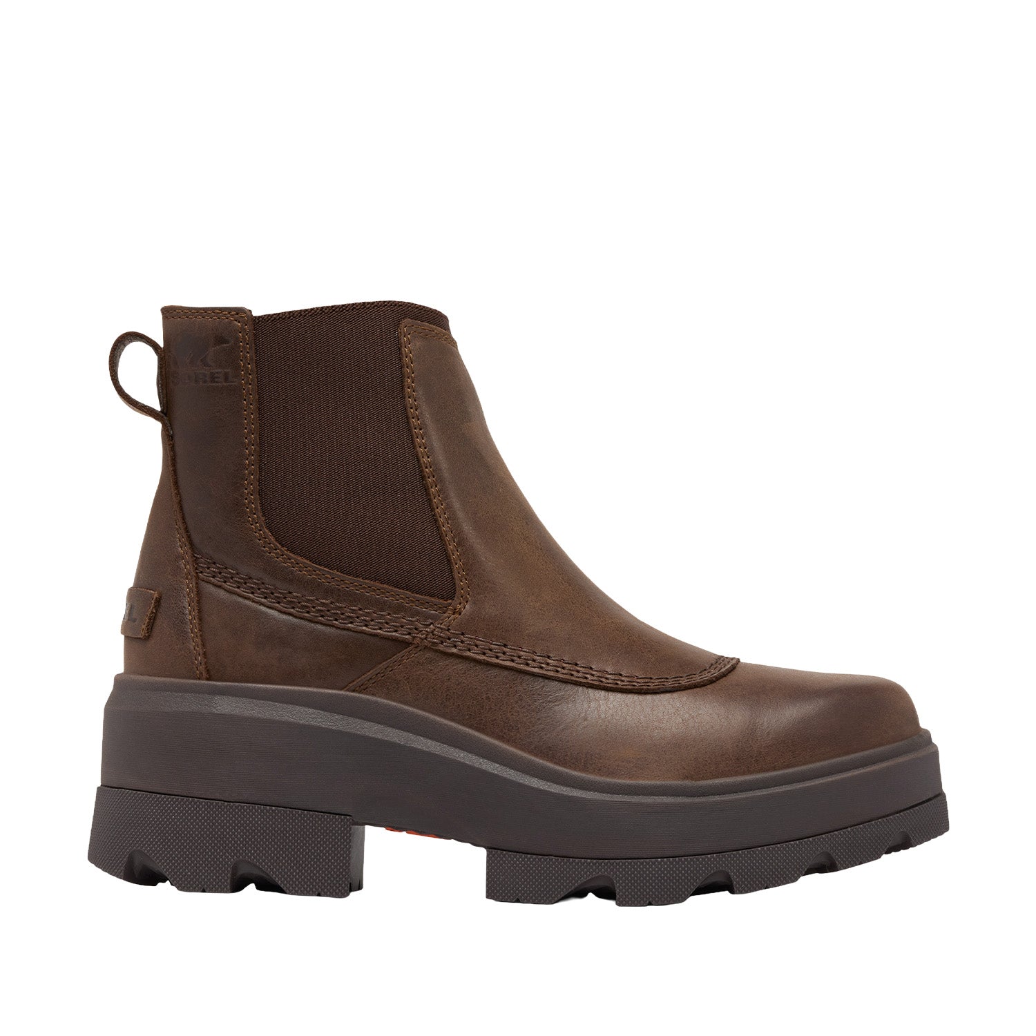 Sorel Women's Joan Frwd Chelsea in Tobacco/Blackened Brown