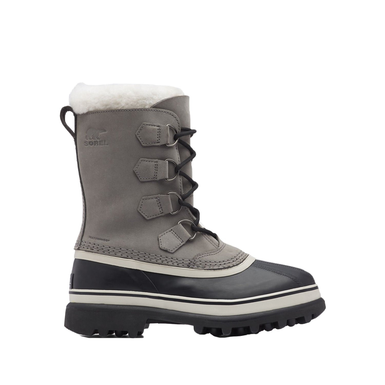 Sorel Women's Caribou WP in Shale, Stone
