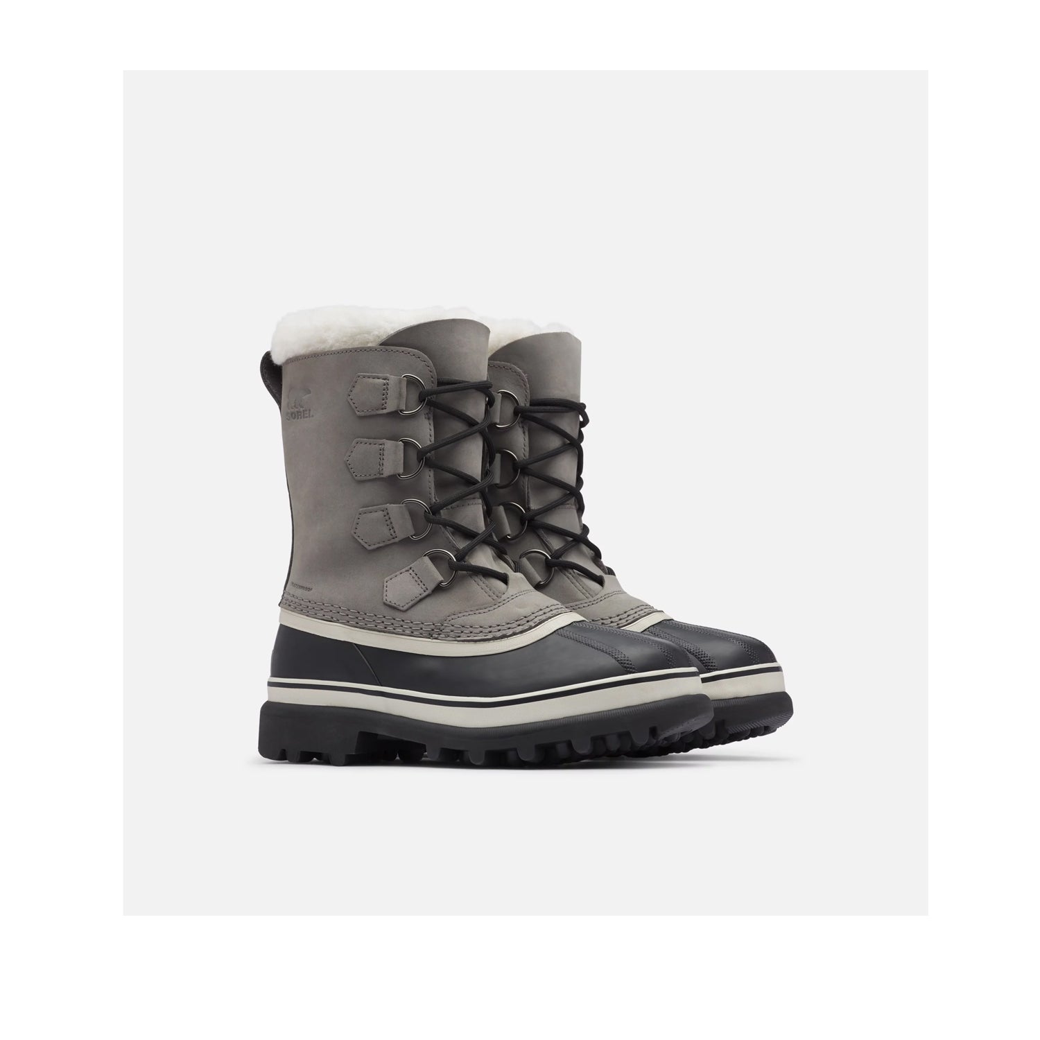 Sorel Women's Caribou WP in Shale, Stone