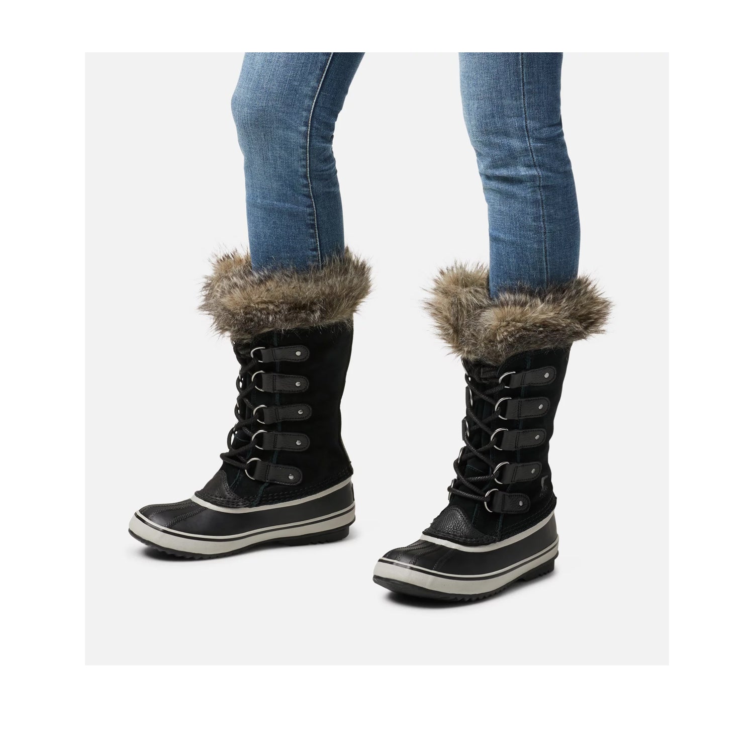 Sorel Women's Joan of Arctic WP in Black, Quarry