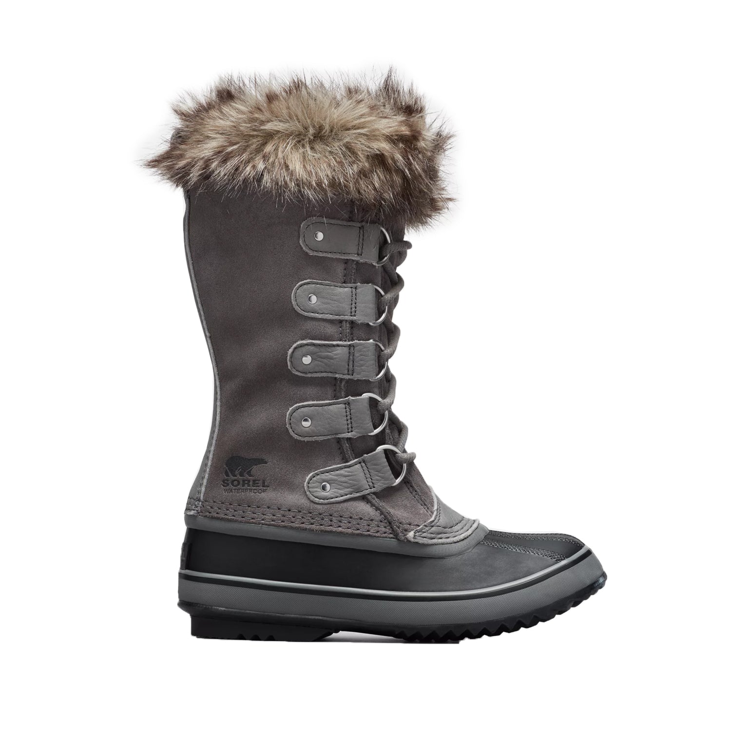 Sorel Women's Joan of Arctic WP in Quarry, Black