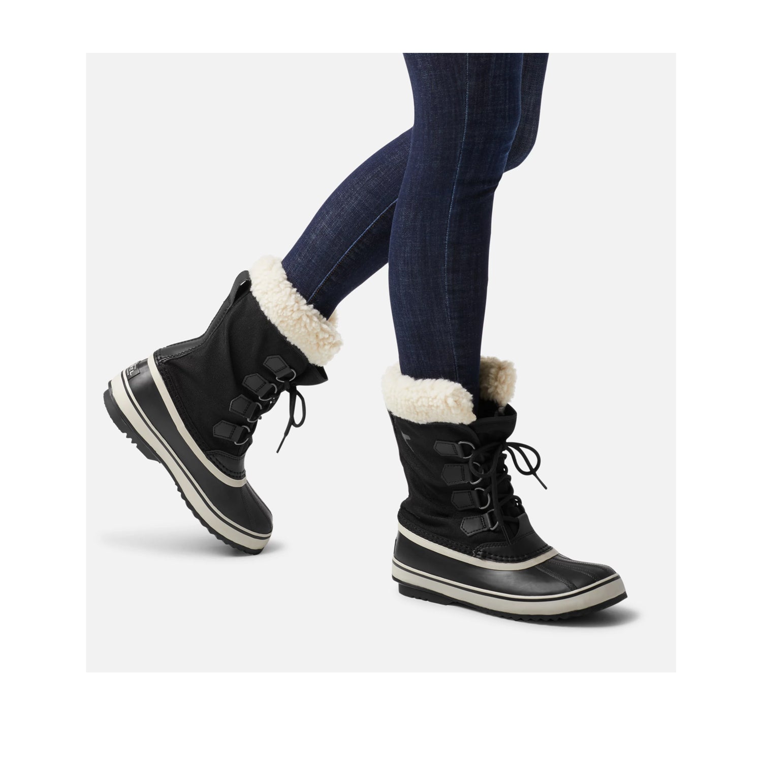 Sorel Women's Winter Carnival WP in Black, Stone