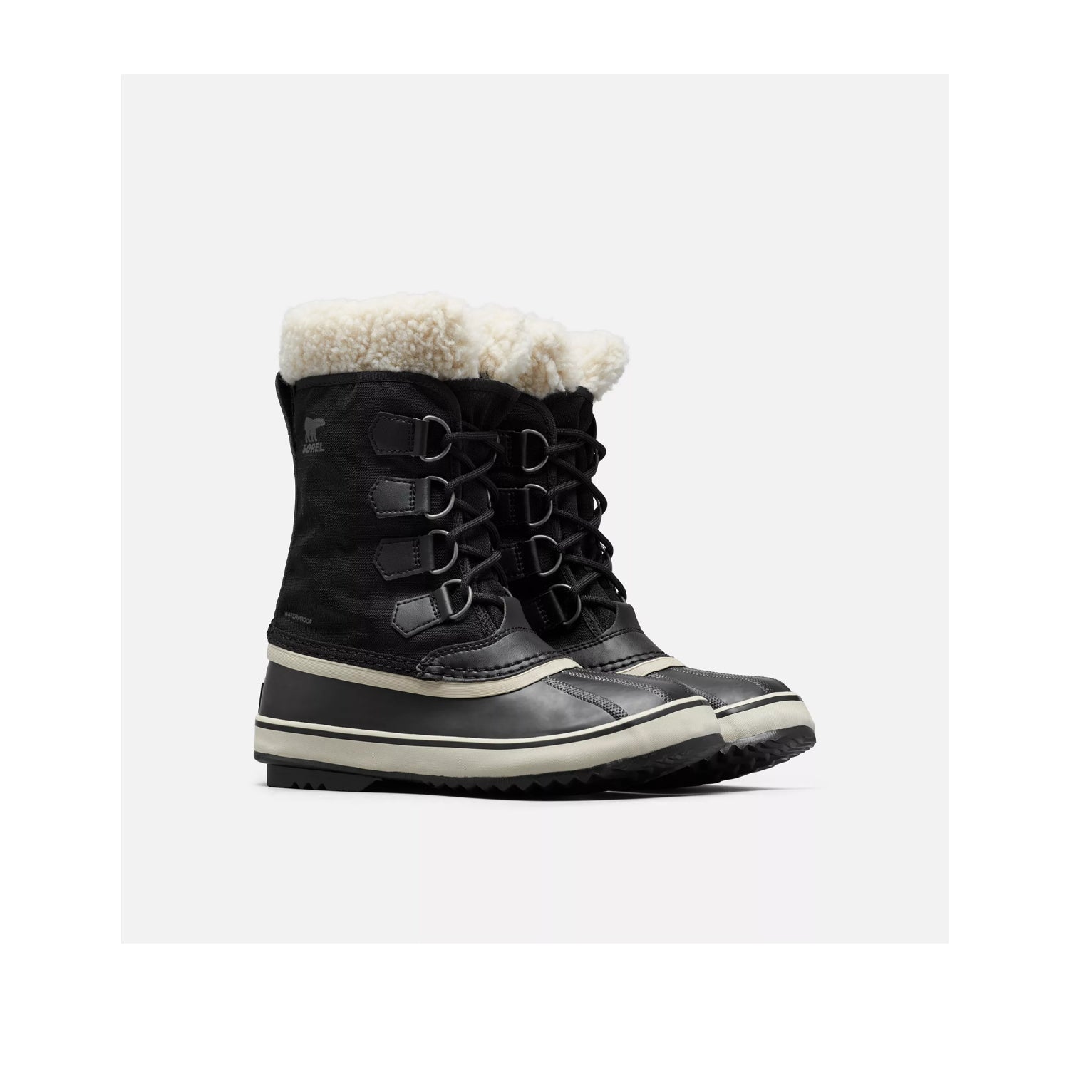 Sorel Women's Winter Carnival WP in Black, Stone