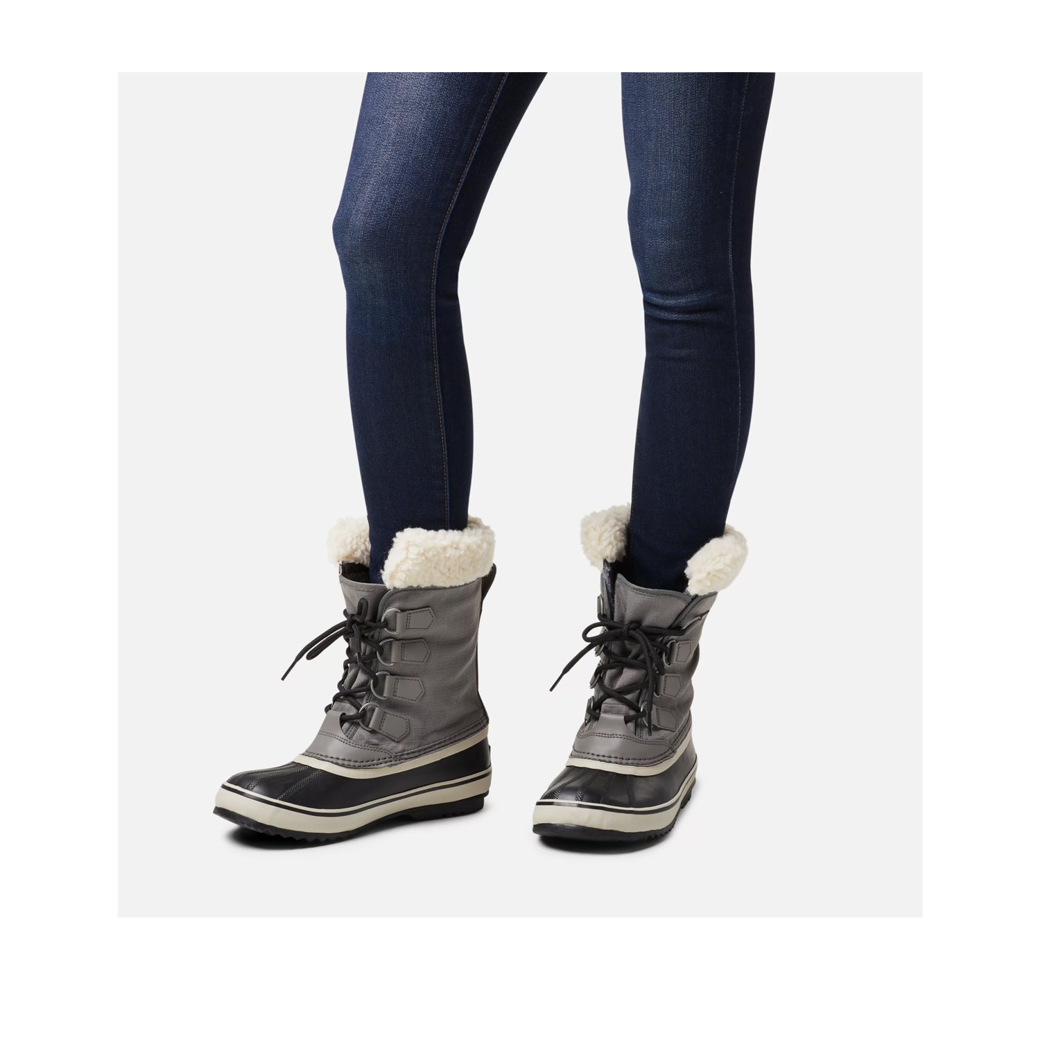 Sorel Women's Winter Carnival WP in Quarry, Black