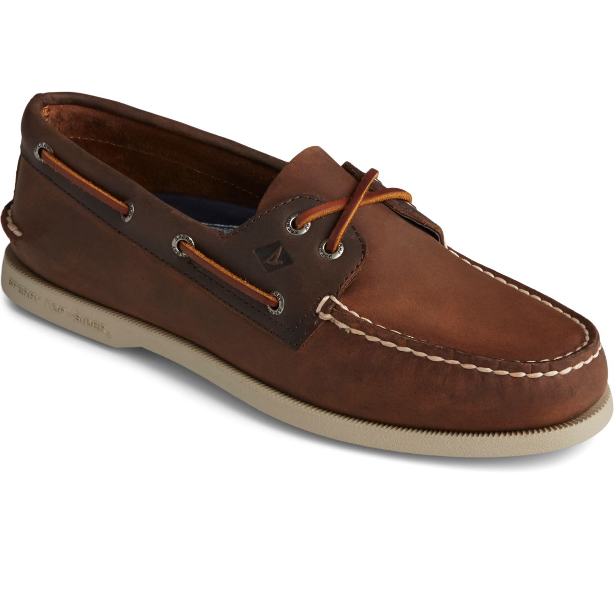 Sperry Men's A/O 2-Eye Leather in Sonora/Riverboat
