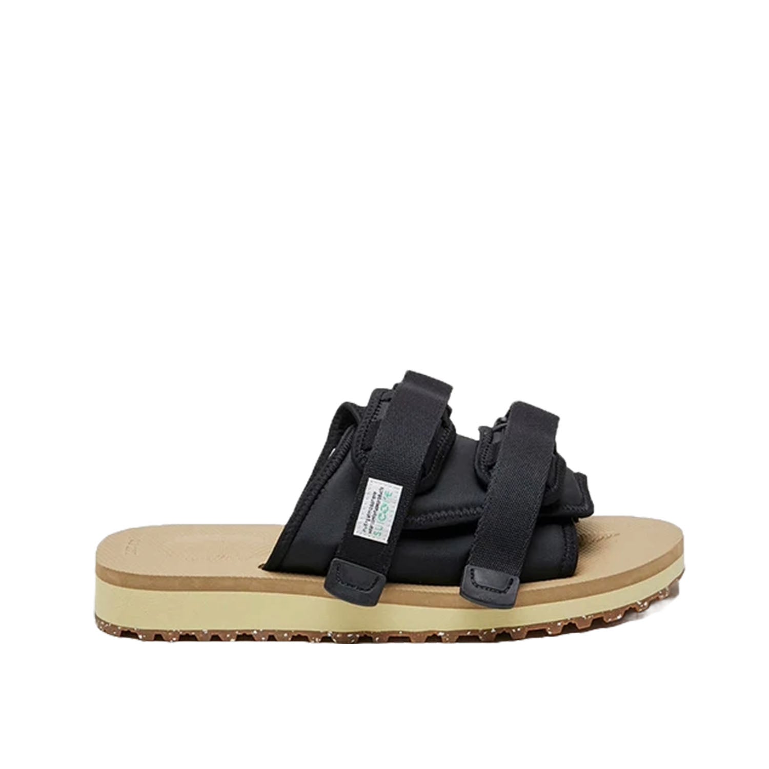 Suicoke Unisex Moto-Cab-ECO in Black/Beige