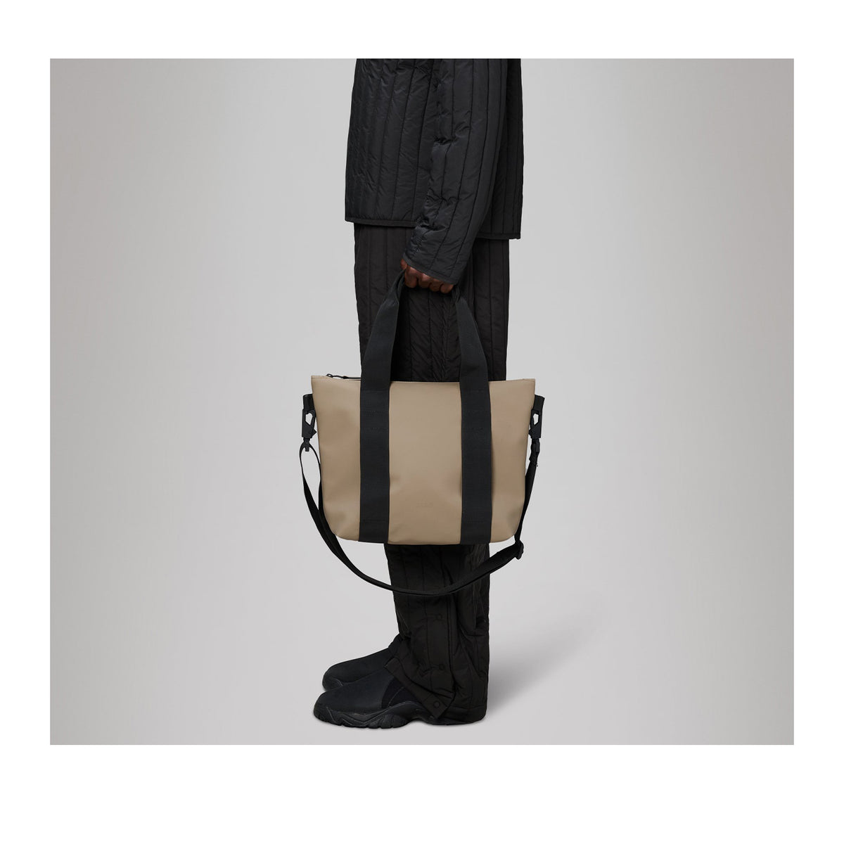 Rains Tote Bag Micro W3 in Beige