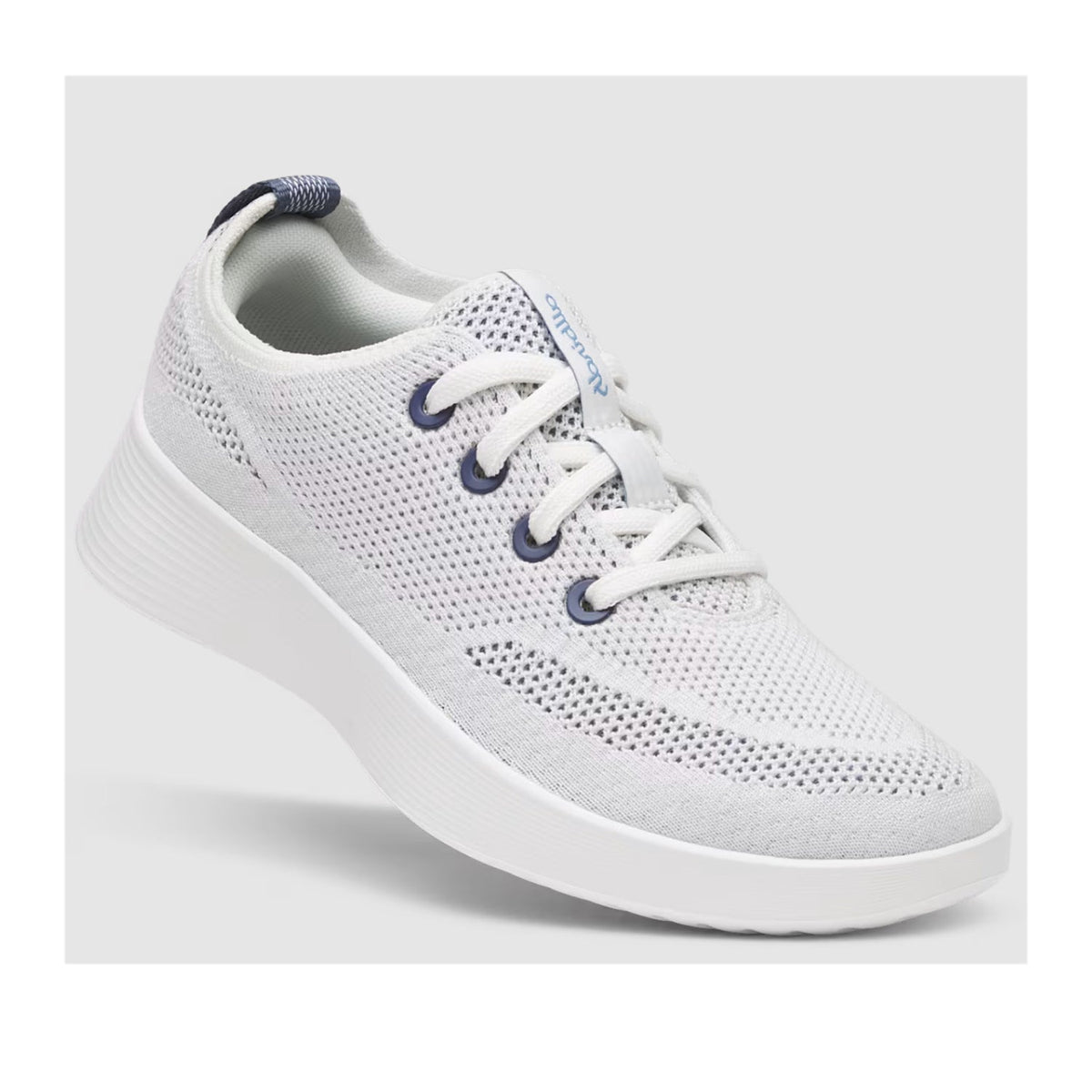 Allbirds Women's Tree Runner Go in Blizzard/Hanami Night