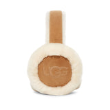 UGG Women's Sheepskin Embroidery Earmuff in Chestnut