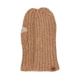 UGG Chunky Rib Mitten in Camel