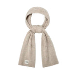 UGG Chunky Rib Scarf in Light Grey