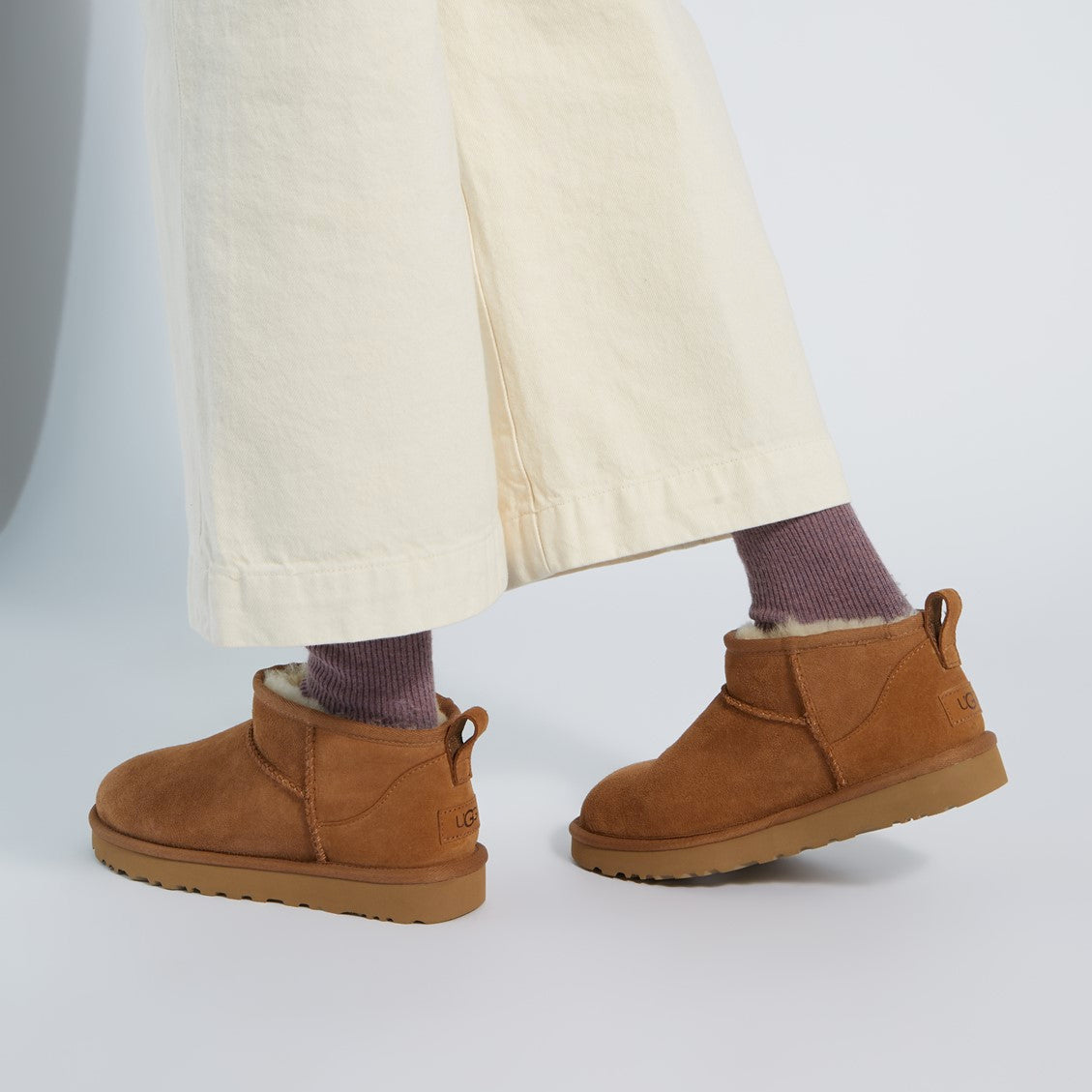 UGG Women's Classic Ultra Mini in Chestnut