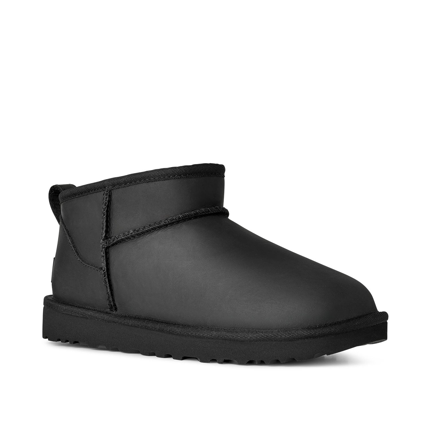 Ugg Women's Classic Ultra Mini Leather in Black