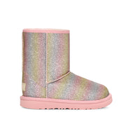 UGG Kids' Classic II Glitter in Metallic Rainbow