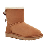 Ugg Women's Mini Bailey Bow II in Chestnut