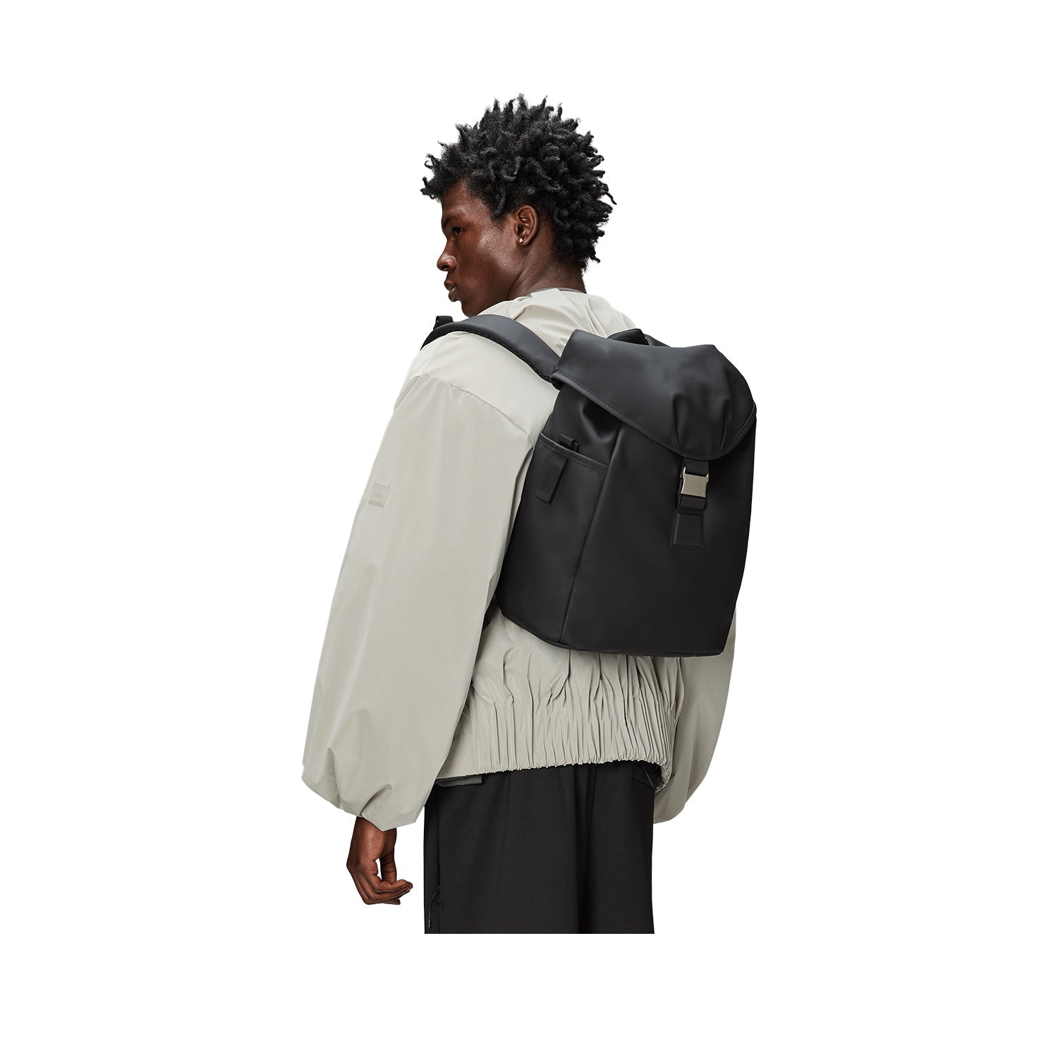 Rains Valera Bucket Backpack W3 in Black