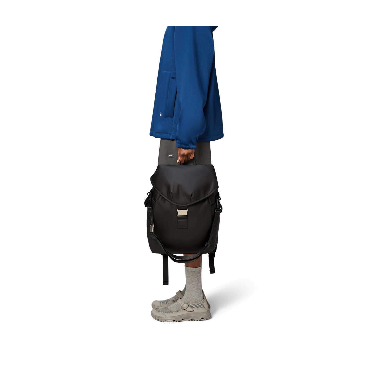 Rains Valera Bucket Backpack W3 in Black