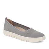 Vionic Women's Uptown Skimmer Flat in Light Grey