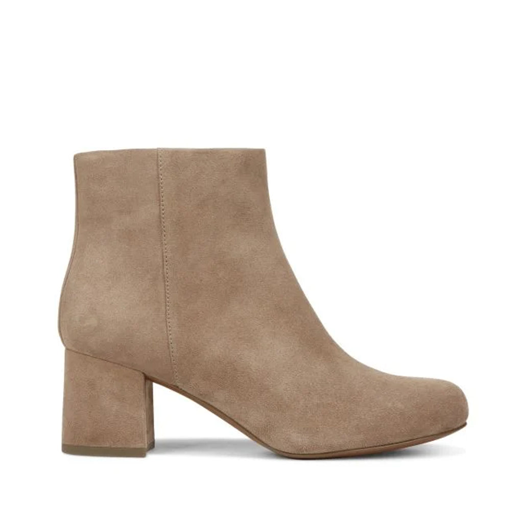 Vionic Women's Sibley Ankle Boot in Taupe Suede