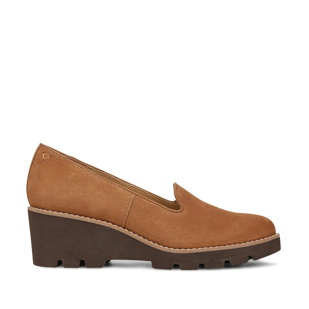 Vionic Women's Willa Wedge in Toffee Suede