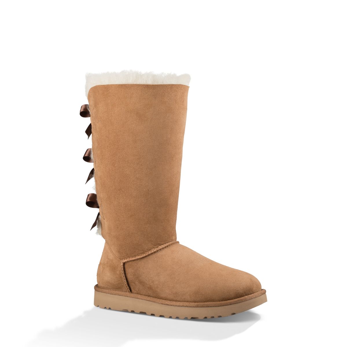 Ugg Women's Bailey Bow Tall Ii in Chestnut