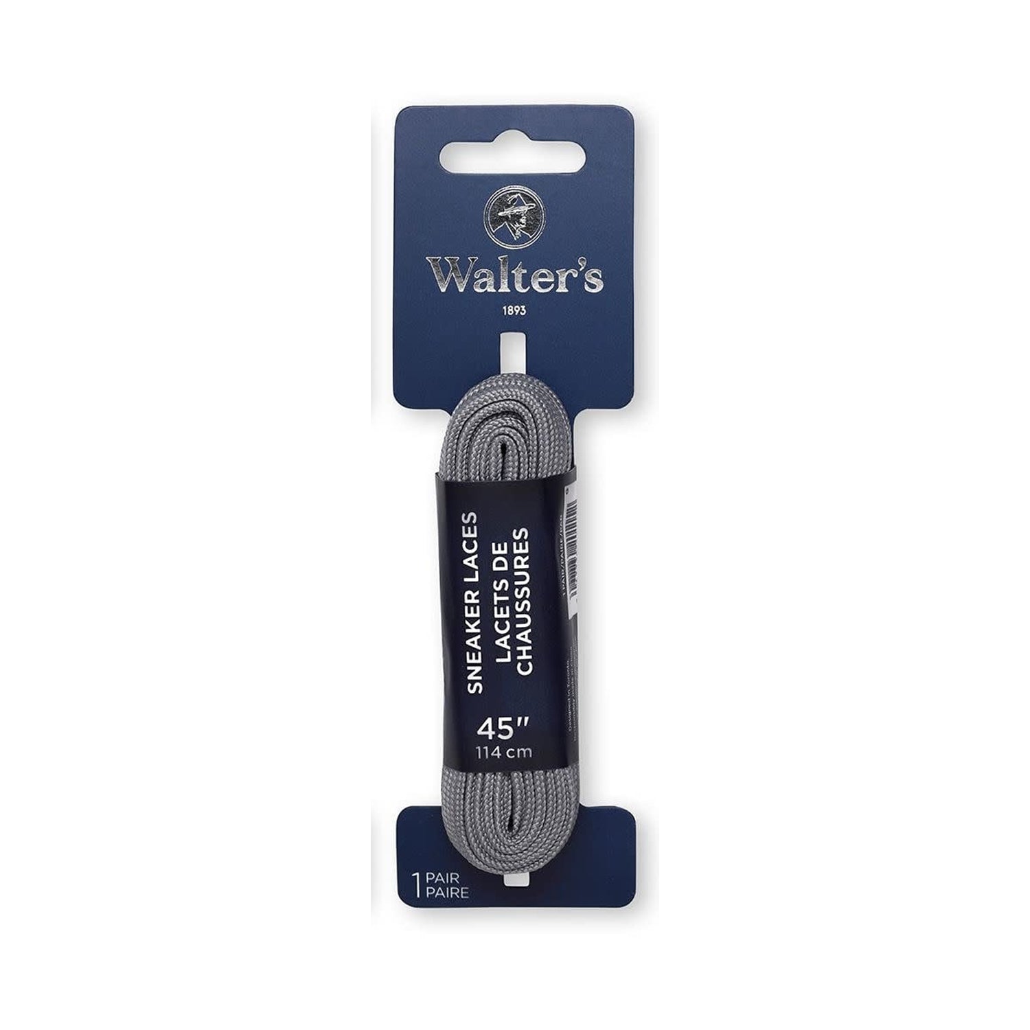 Walter's Sneaker Laces in Flat Grey