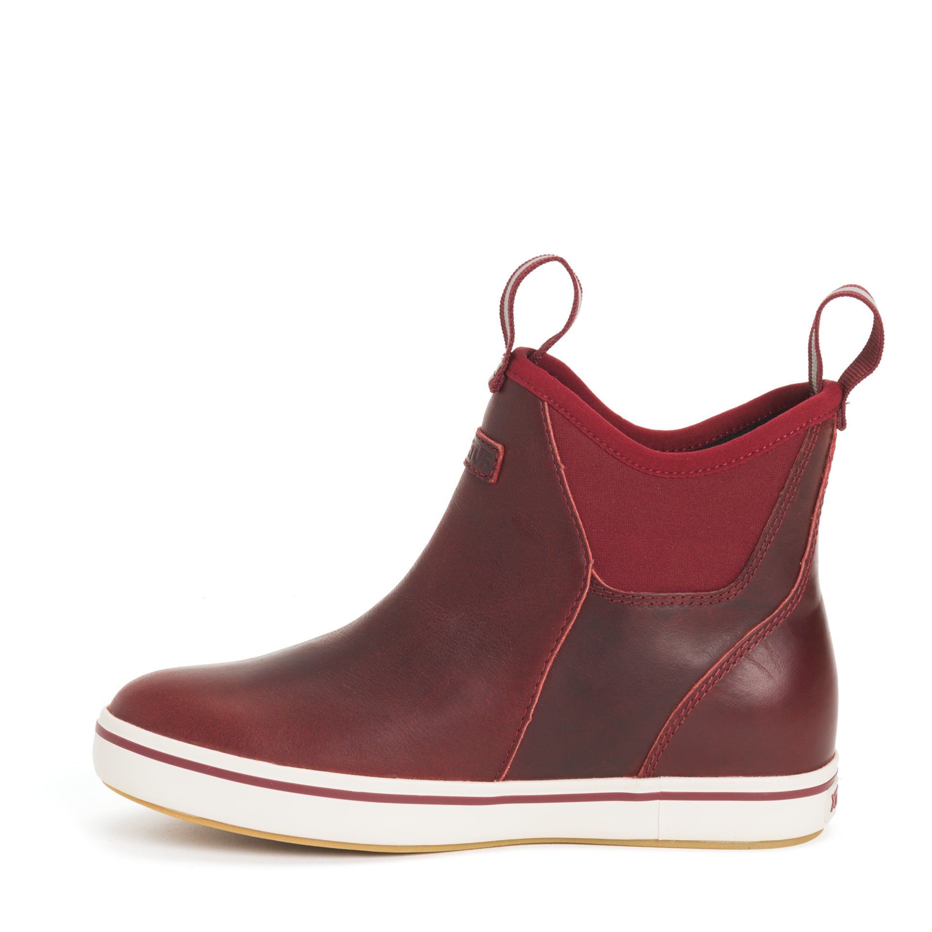 Xtratuf Women's  6" Leather Ankle Deck Boot Ankle Deck Boot Women In Cabernet M