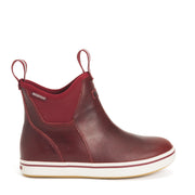 Xtratuf Women's  6" Leather Ankle Deck Boot Ankle Deck Boot Women In Cabernet M